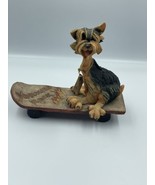 A Breed Apart Yorkshire Terrier Yorkies Rock Skateboarding Dog Figurine ... - £33.06 GBP