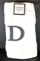Monogrammed TURKISH TOWEL LETTER D TURKISH INDULGENCE 100% Cotton Hand T... - $15.48 CAD