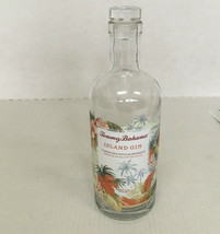 Empty Tommy Bahama island gin bottle decorative glass alcohol bottle bar... - $19.75