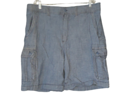 Foundry Supply Co. Flex Cargo Shorts Young Mens Size 42 Denim Blue - $19.79