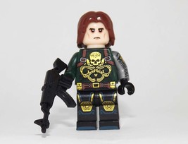 Building Block Winter Soldier Hydra Marvel Minifigure Custom Toys - £4.80 GBP