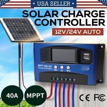 Mppt Solar Panel Regulator Charge Controller Auto Focus Tracking 30-100A... - $78.99