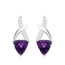 KICKY &amp; PERKY 925 Sterling Silver Stud Earring Handmade Jewelry, Fire Fl... - $159.00