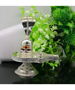 925 sterling silver lingam stand/jalheri use for put/hold shiva lingam s... - €345,15 EUR