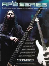 Queensryche Eddie Jackson 1996 Fernandes APB bass guitar advertisement a... - £3.30 GBP