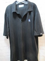 Duke University NC Blue Devils Black Polo shirt XXL men&#39;s Cutter Buck Dry tec - £10.07 GBP