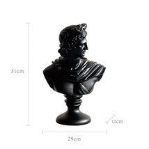 David Venus Bust Statue Michelangelo Buonarroti Resin Cabinet Soft Living Room A - £37.61 GBP