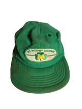 Vintage The Murphy Company Green Clover 1980s Hat Cap 80s VTG Made in USA - £8.61 GBP