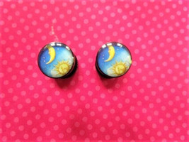 Vintage sun moon fake plugs - €8,74 EUR