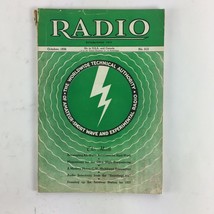 October 1936 Radio Magazine A Modern Phone C.W Multiband Transmitter - £9.56 GBP