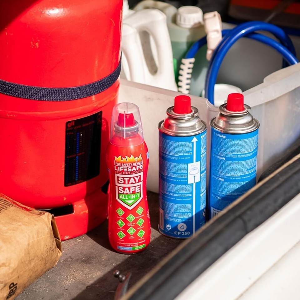 StaySafe Eco-Friendly Portable Fire Extinguisher - Multi-Use 10 Fire Types Item image 11