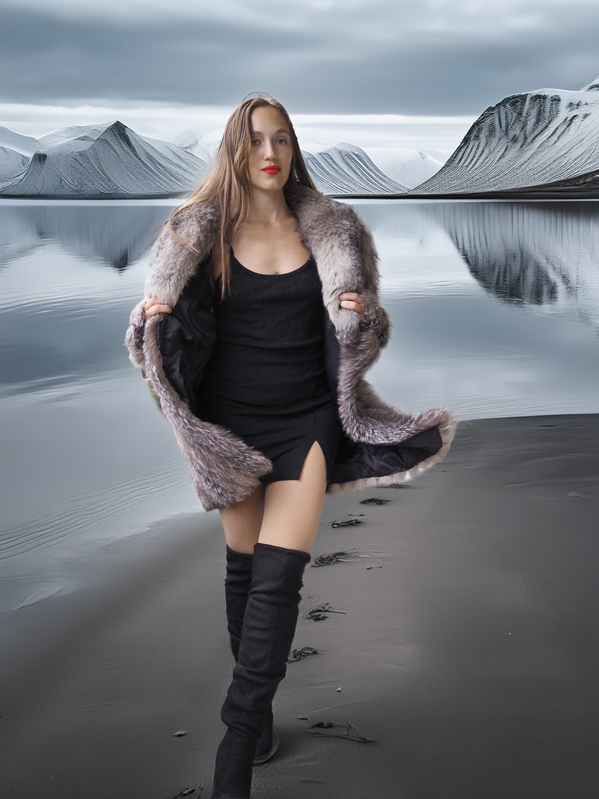 Northern Whisper - A Unique Platinum Silver Fox S Fast Shipping Item image 14