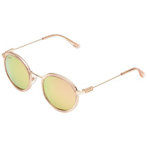 Lancel Lila LA91009 Shiny Rose Gold with Brown Sunglasses - $126.66