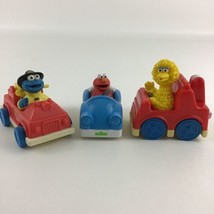 Sesame Street Muppets Racers Big Bird Elmo Cookie Monster Hasbro Vintage Toy Lot - £17.64 GBP