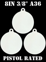8 Inch Diameter Metal Targets-Metal Shooting Targets-Metal Pistol Target... - $59.99