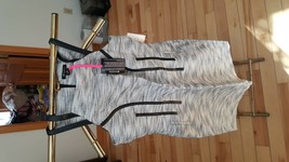 I Heart Ronson Dress Size 8  Grey Business dress  Knee Length - £7.73 GBP