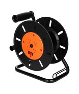 Extension Cord Reel With 4 Outlets, 15 Amp Circuit Breaker, Sturdy Metal... - £46.11 GBP