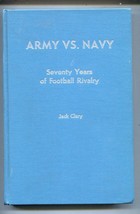 Army vs. Navy 1963-Jack Clary-70 years of football rivalry-hard cover NO dust... - £56.90 GBP