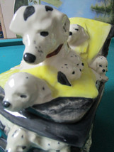 Vintage Mc Coy Dalmatians In Rocking Chair 12&quot; Cookie Jar - £195.76 GBP