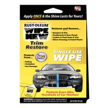 Wipe New Dashboard Bumper Car Interior Exterior and Auto Trim Restorer- Pack of  - £10.27 GBP