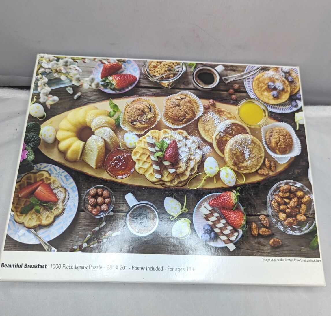 Primary image for 1000 Pcs Jigsaw Puzzle Beautiful Breakfast  Littlefeet Direct Nostalgic Food Yum