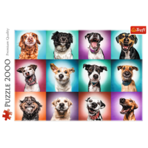 2000 piece Jigsaw Puzzles - Funny dog portraits II, Pets Puzzle, Adult P... - $27.99