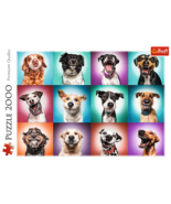 2000 piece Jigsaw Puzzles - Funny dog portraits II, Pets Puzzle, Adult P... - £17.89 GBP+