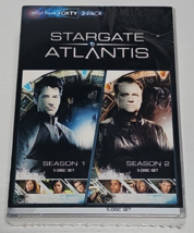 Stargate Atlantis Season 1 &amp; 2 Combo Pack (DVD) NEW - SEALED - £10.41 GBP