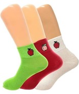 3 Pairs Women’s Cotton Mini Half Crew Socks Size 5-9 Thin Breathable Emb... - $17.82 CAD