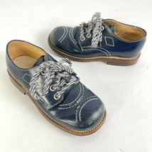 Vintage 1940s-50s Fleet Air Toddler Saddle Shoes Leather Blue Original L... - £57.69 GBP