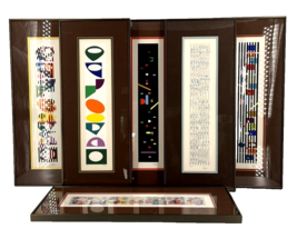 Yaacov Agam &quot;Peace of Time&quot; Signed &amp; Numbered 40/180 RARE Set 6 Art Lithograph - £3,583.05 GBP