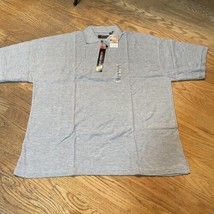 Gray Polo Shirt Size 4XL Mens Ringo Sport NEW With Tags - £10.53 GBP