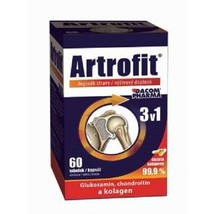 Artrofit Glucosamine Chondroitin Pure collagen 60 capsules vitamins supp... - $33.50