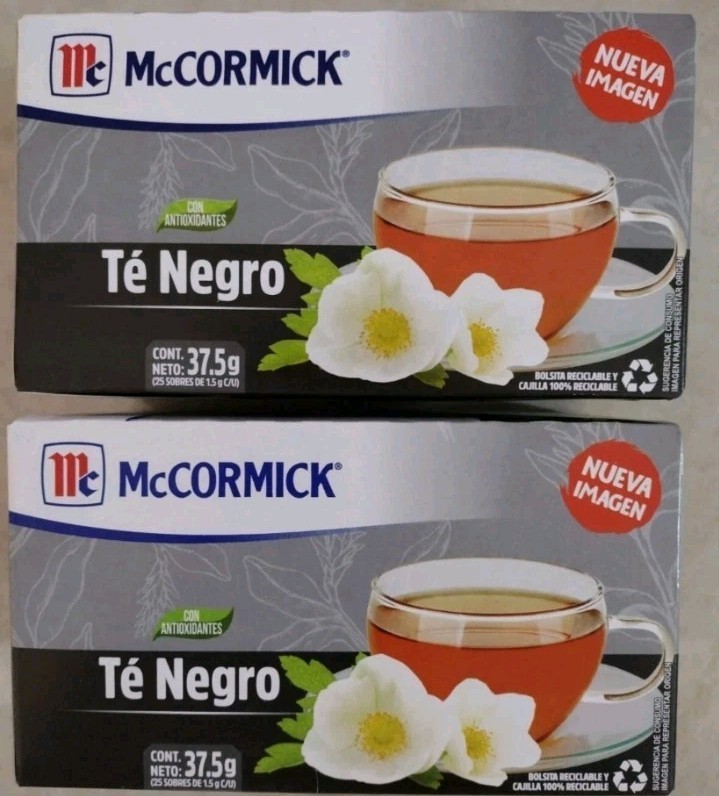 2X MCCORMICK BLACK TEA / TE NEGRO - 2 BOXES OF 25 TEA BAGS Ea - FREE SHI... - $15.99