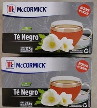 2X MCCORMICK BLACK TEA / TE NEGRO - 2 BOXES OF 25 TEA BAGS Ea - FREE SHI... - $15.83