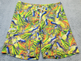 Columbia Swim Trunk Shorts Mens Multi PFG Performance Fishing Themed Dra... - £17.43 GBP