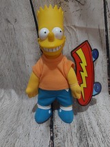 Vintage (1990) The Simpsons - Bart Simpson Burger King 9&quot; Plush - GUC - £11.82 GBP