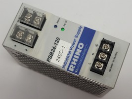 Automation Direct Rhino PSB24-120 Power Supply, 24VDC , 5A , DIN Mount - $19.57