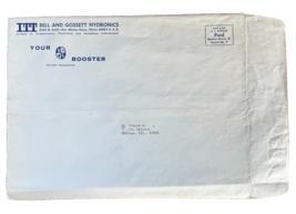 vintage International Telephone &amp; Telegraph Corporation Envelope 9x12 Inches - £15.62 GBP