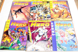 6 UnSealed Hero Illustrated Magazines  #1, #3, #6, #8, #17  With Promos 1993-94 - £7.97 GBP