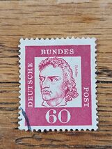 Germany Stamp Friedrich Schiller 60pfg Used - $1.69