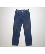 Vintage 90s Ralph Lauren Womens 14 Faded Spell Out Straight Leg Denim Je... - $915.29 MXN