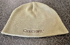 Carhartt Knit Beanie Hat Embroidered Avocado Green One Size Fits All Clean - £17.68 GBP