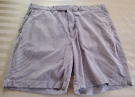 Polo Ralph Lauren RLX Gray &amp; White Seersucker Shorts Mens Size 40 - £19.35 GBP