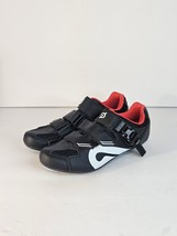 Peloton Bike Cycling Shoes Size EU 40 Womens 9 Mens 7 Red Black G-19 - $39.99