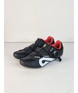 Peloton Bike Cycling Shoes Size EU 40 Womens 9 Mens 7 Red Black G-19 - $39.99