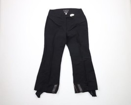 Vintage 60s Womens 14 Short Wool Blend Stretch Stirrup Bell Bottoms Pant... - £81.88 GBP