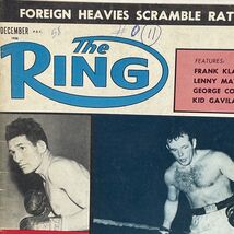 The Ring Vintage Boxing Magazine Rare 1958 December Lew Jenkins Johansson - $8.87