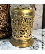 Antique Asian Brass Immortals Incense Burner Candle Holder Lantern Regen... - €15,50 EUR