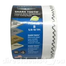 Century Drill &amp; Tool 05038 2-3/8&quot; Bi-Metal Shark Tooth Hole Saw - £12.65 GBP